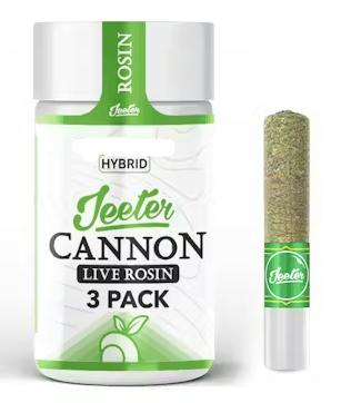 Jeeter Bushwick Berry Rosin Infused Cannons 0.5G x 3PK Prerolls 1.5g