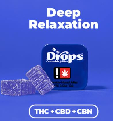 Drops Single Black Currant Enhanced 1:1:1 CBD/THC/CBN 100mgCBD 100mgTHC 100mgCBN Live Rosin Indi...