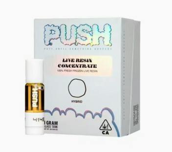 P.U.S.H. Desert Hot Lime Hybrid Live Resin Cart 1g