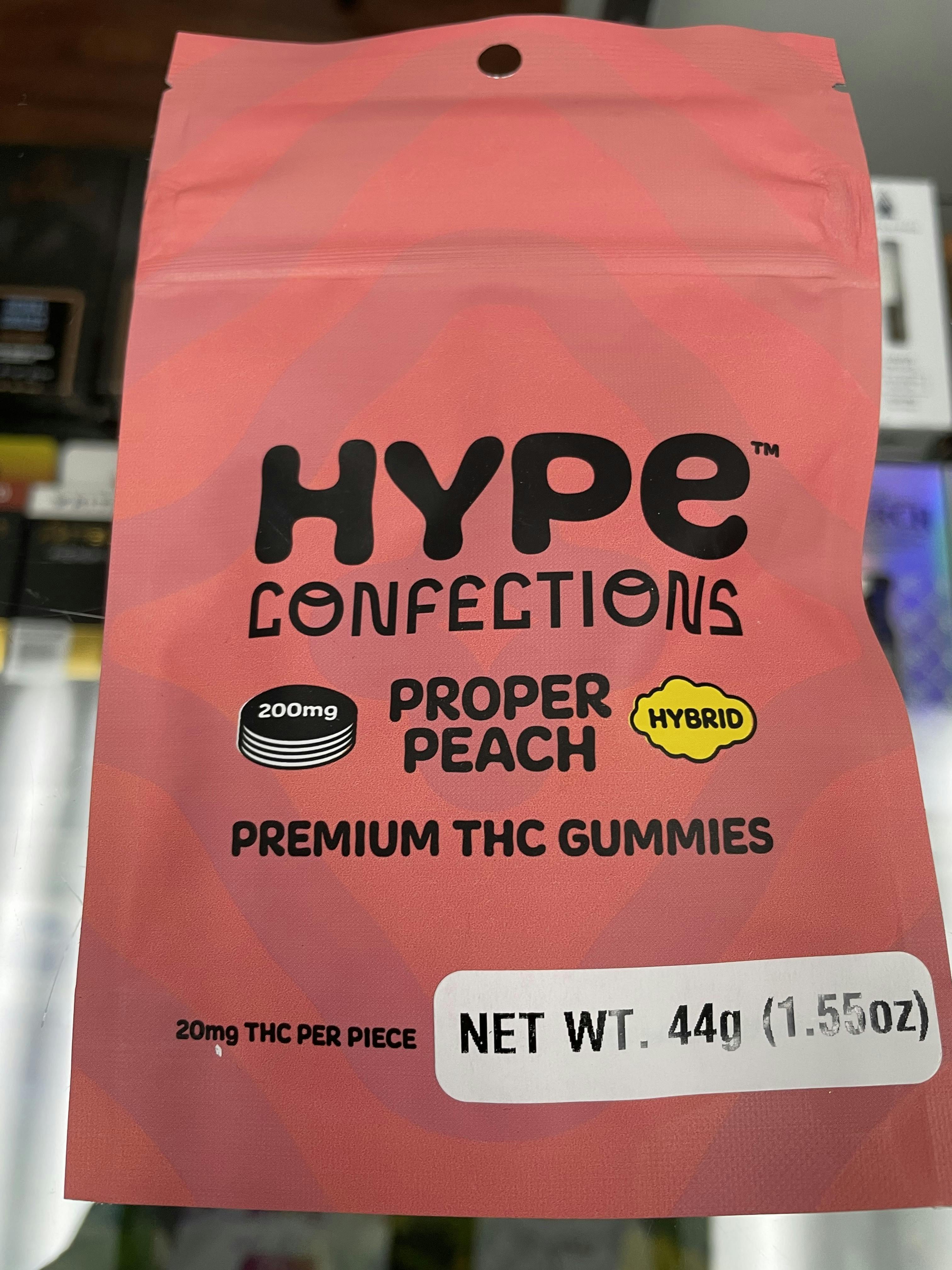 Sour Proper Peach 100 mg Gummies