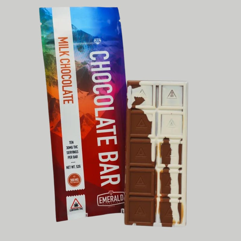 300mg Full Spectrum, Milk Chocolate Bar