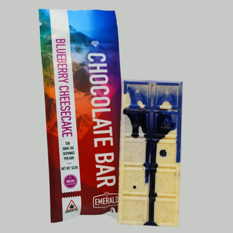 300mg Full Spectrum, Blueberry Cheesecake Chocolate Bar
