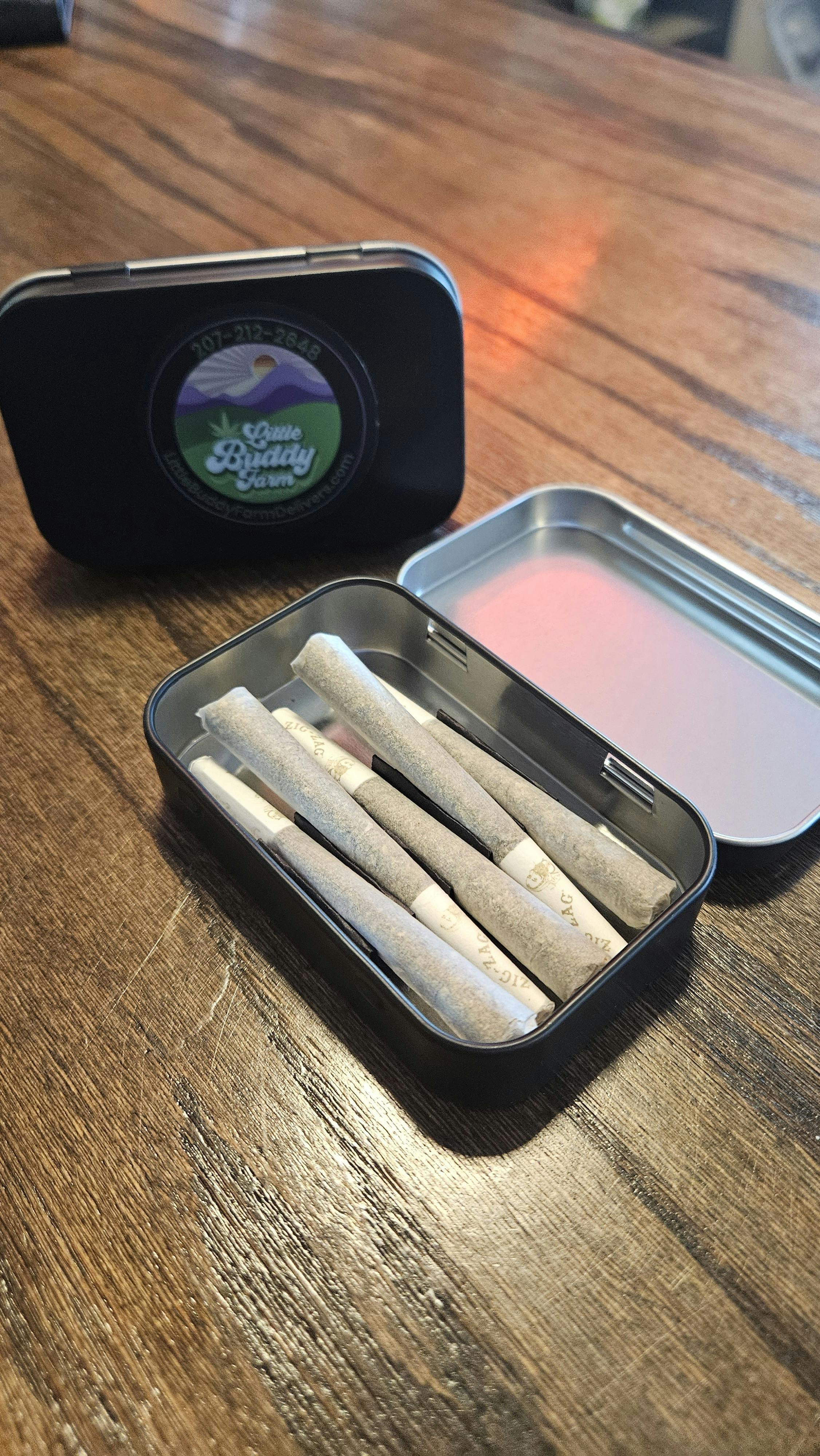Tin 5 Pack Prerolls - Super Skunk