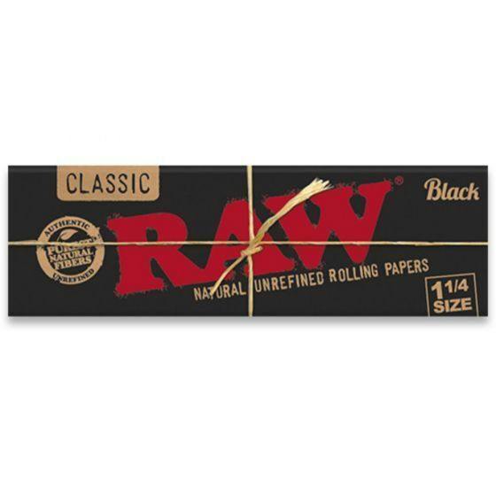 Raw | Classic Black Papers 1 1/4 at nar