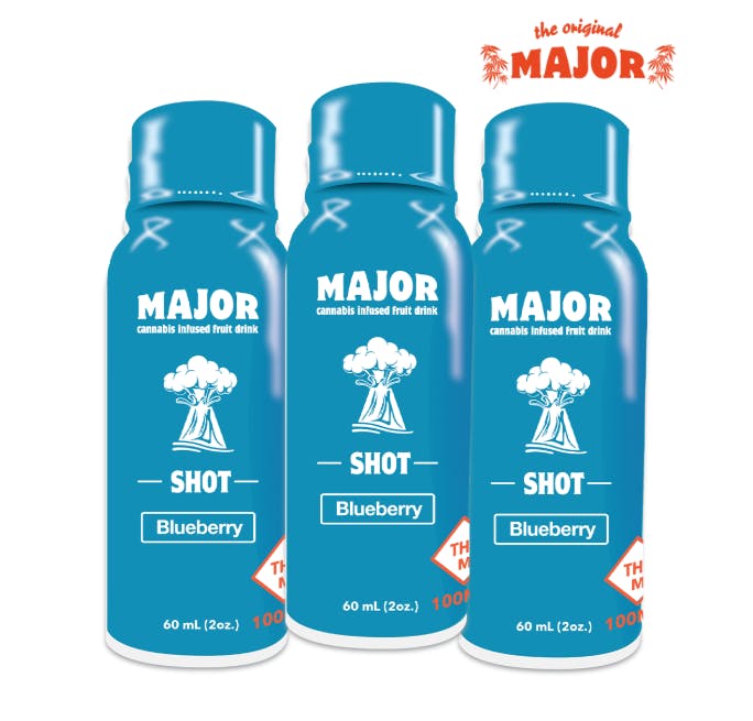 Major | Blueberry Shot | 100mg | 6.7oz