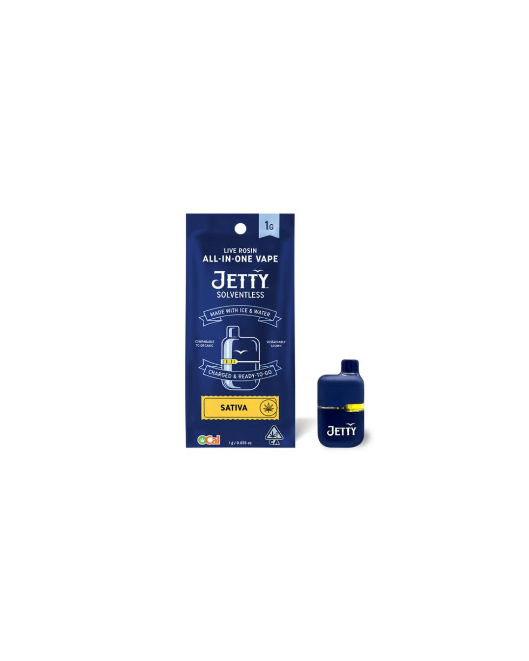 Jetty | Mini Tank | Blue Java | Live Rosin Disposable | 1g