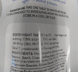 Curio | Good Night Tablets | 10 x 10mg