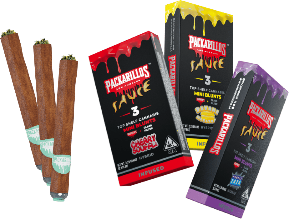 Packarillos - 3 Sauce Infused Mini Blunts
