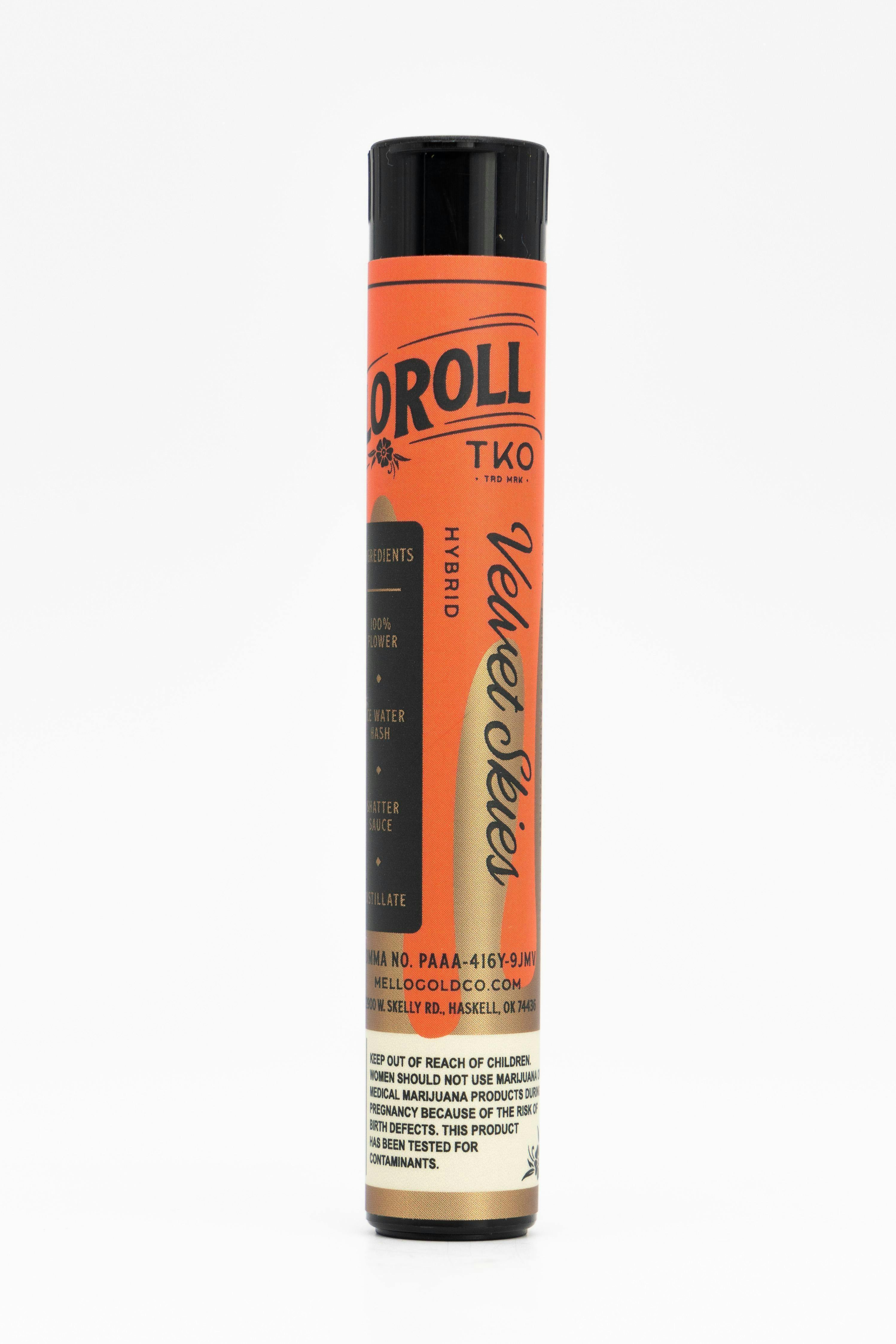 TKO MelloRoll 1G Infused Pre Roll - by MelloGold Cannabis Co