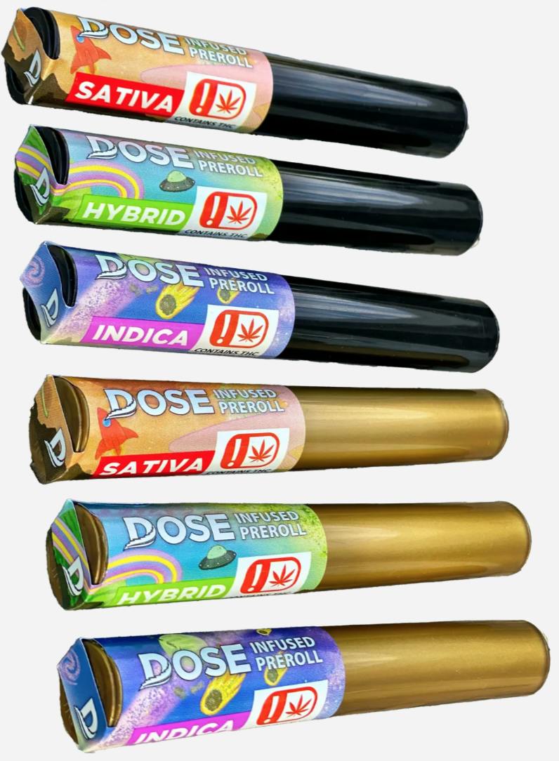Dose Extracts Infused Pre Roll - Banana Mimosa