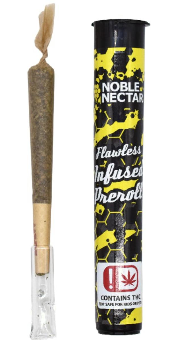 Gonzo Voodoo Platinum Infused with GMO Fatso Cheezewiz 1G Pre Roll - by Noble Nectar