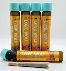 Lone Wolf 1g Diamond & Live Resin infused preroll
