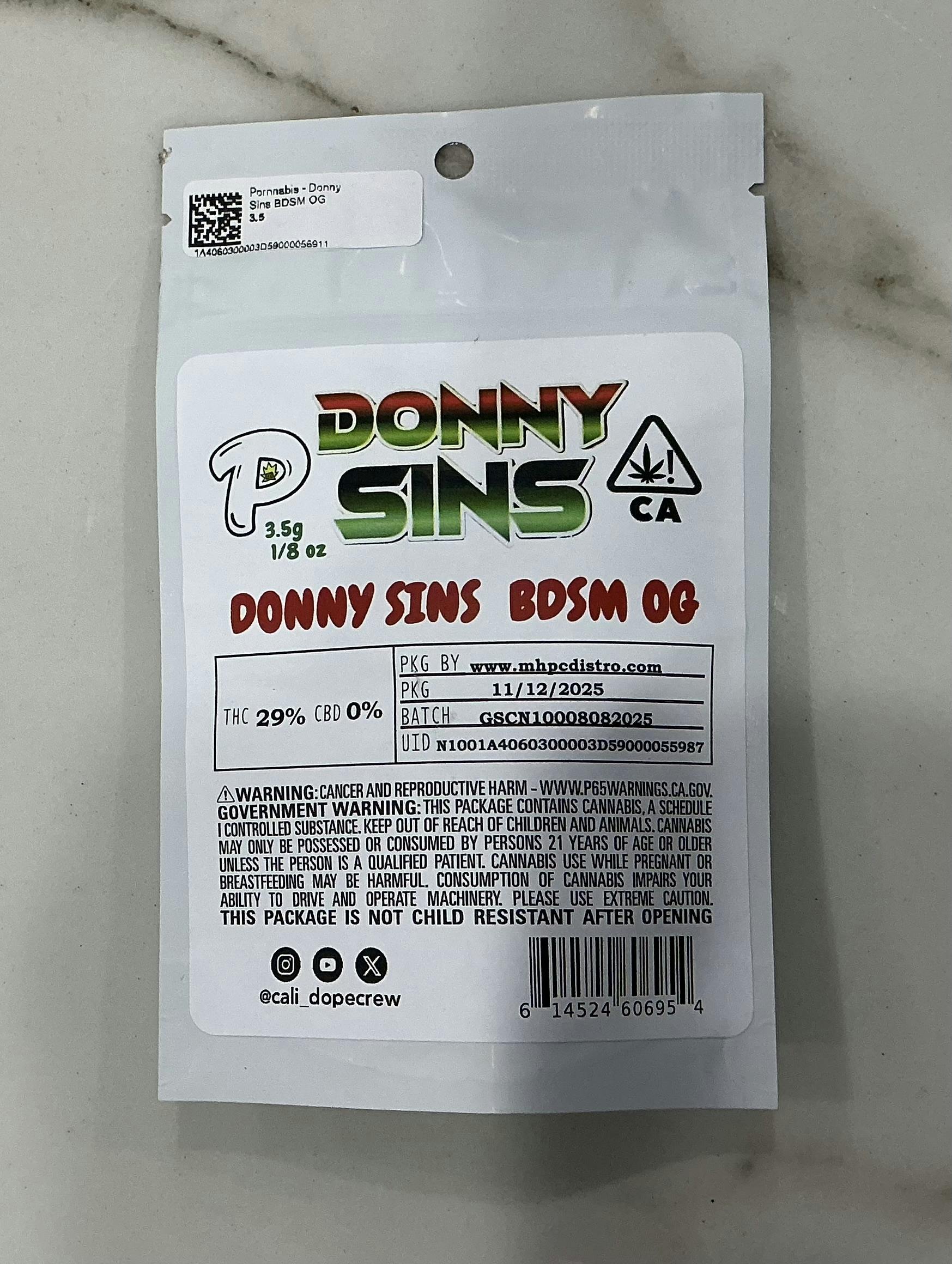 PORNNABIS - DONNY — Sins Bdsm OG