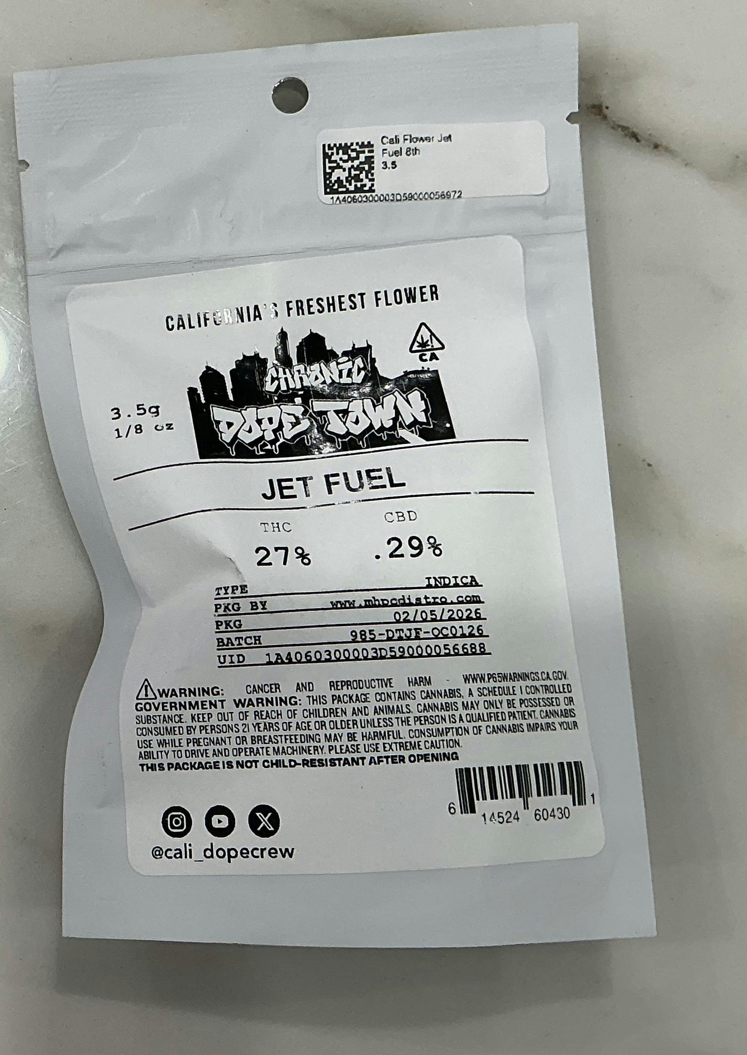 Jet Fuel — G6