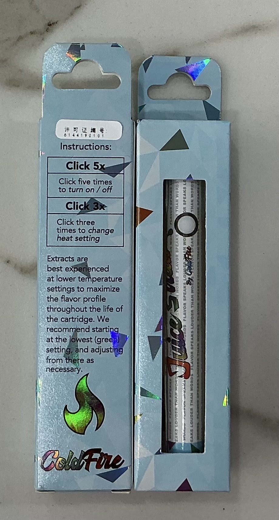 COLDFIRE Extracts | Juice Straw Battery