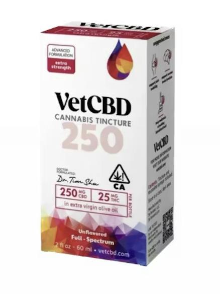 VetCBD, Extra Strength 10:1 Tincture, 250mg, 2oz