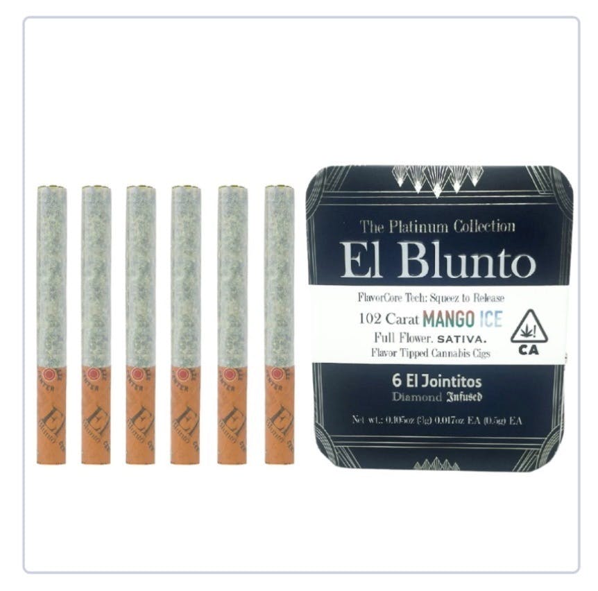 El Jointito FlavorCore - 102 Carat Mango Ice - Diamond Infused - 6pk x .5g