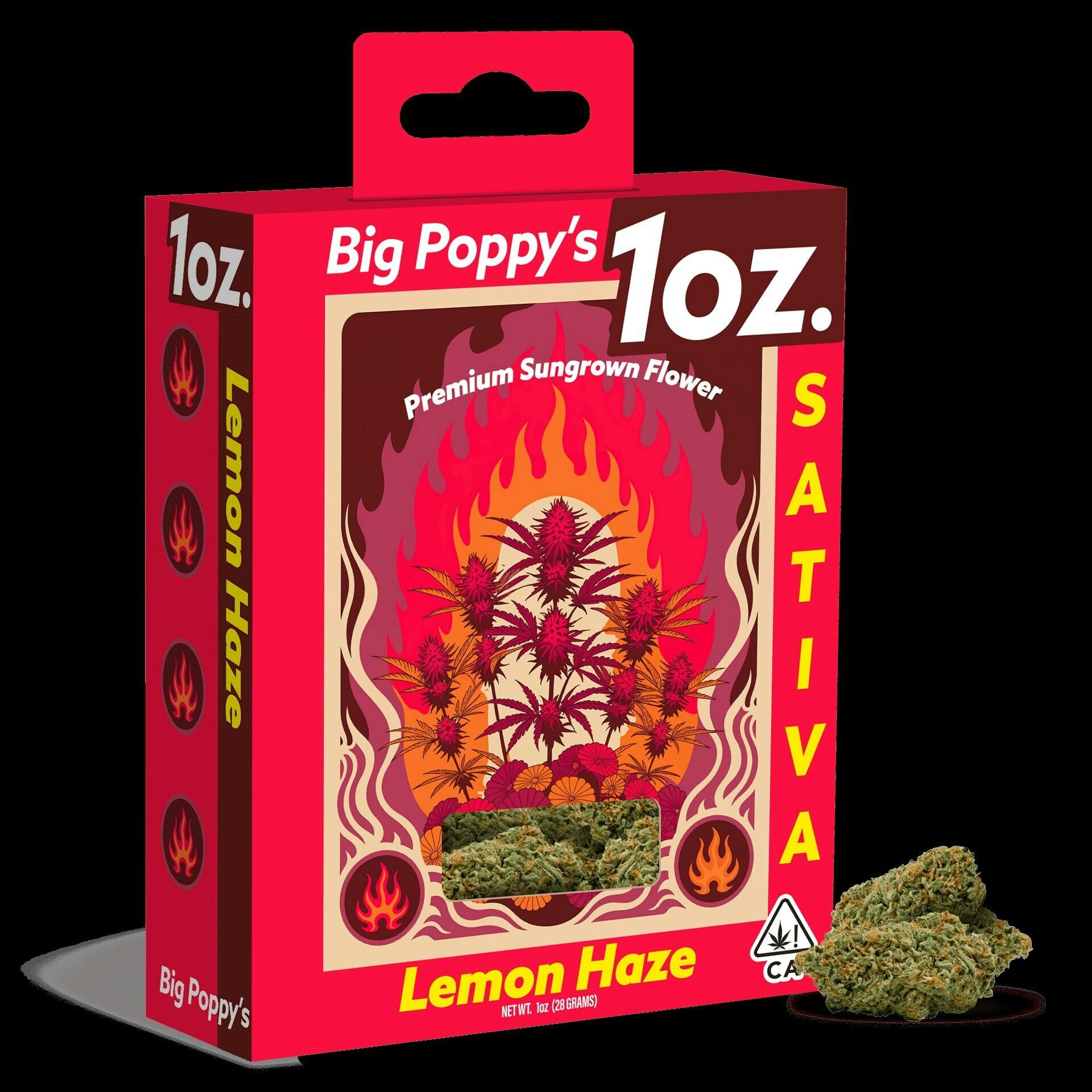 Poppy's | Big Poppy's | Lemon Haze | Big Buds | 28g
