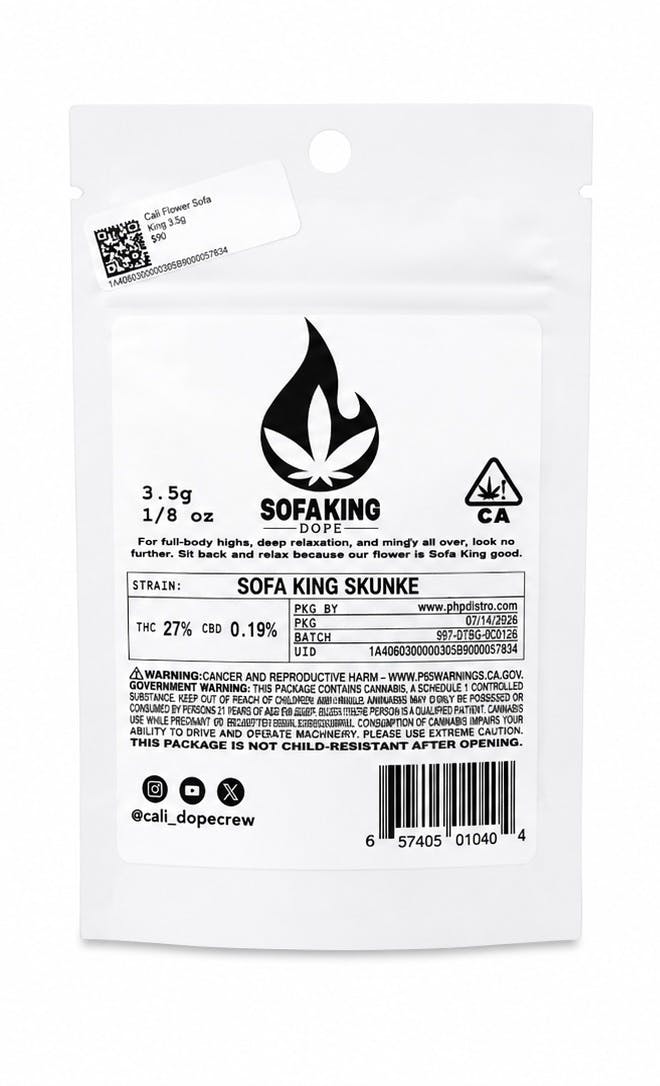 Cali Flwr Farms: Sofa King Skunkee