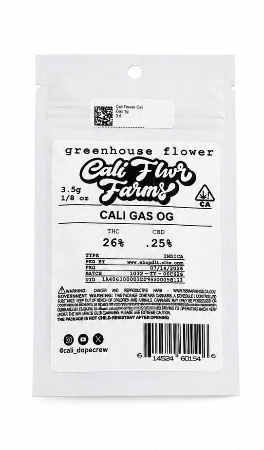 Cali Gas OG | Big Buds | 3.5g
