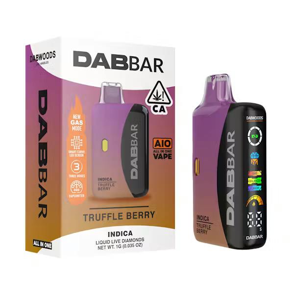 Truffle Berry | Dab Bar 3.0 Liquid Live Diamonds Disposable | 1g