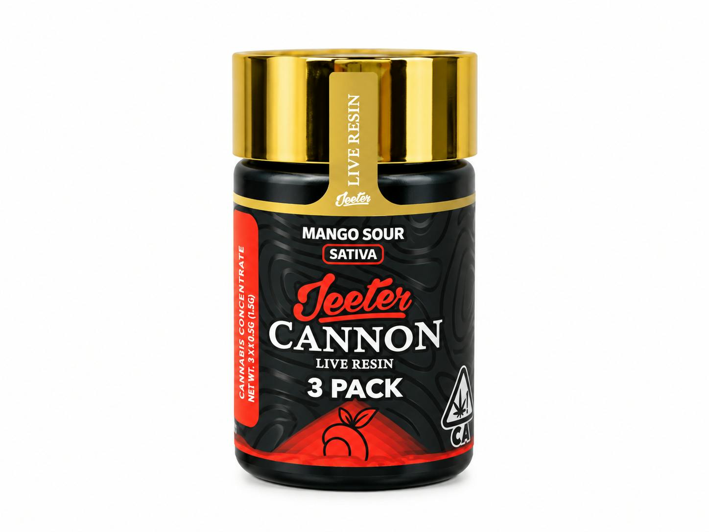 Mango Sour | Live Resin Infused Cannons Minis | 0.5g each | 3pk