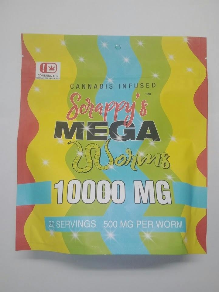 10,000MG Scrappy's Mega Worms