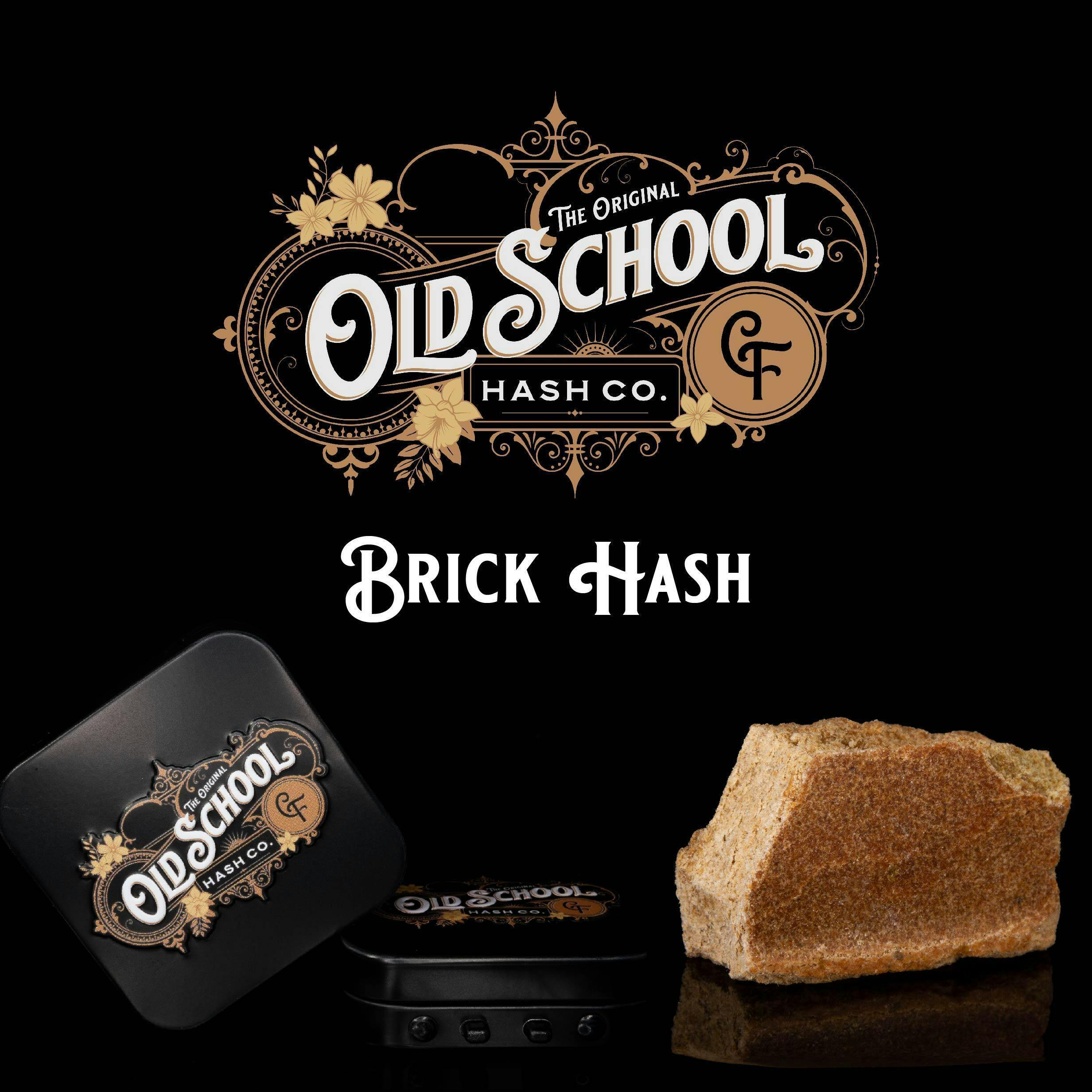 Moroccan Cream Lebanese Brick Hash | Old School Hash Co. | 1g