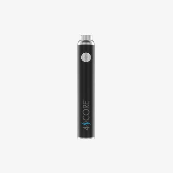 4Score 650 mAh Adjustable 510 Thread Battery w/ Dual Charging Port | Black