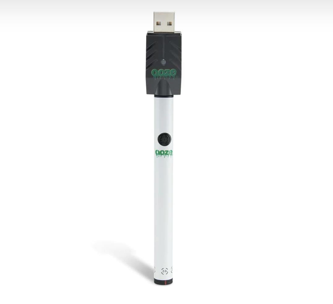 Ghost White TWIST Flex Temp Battery by Ooze