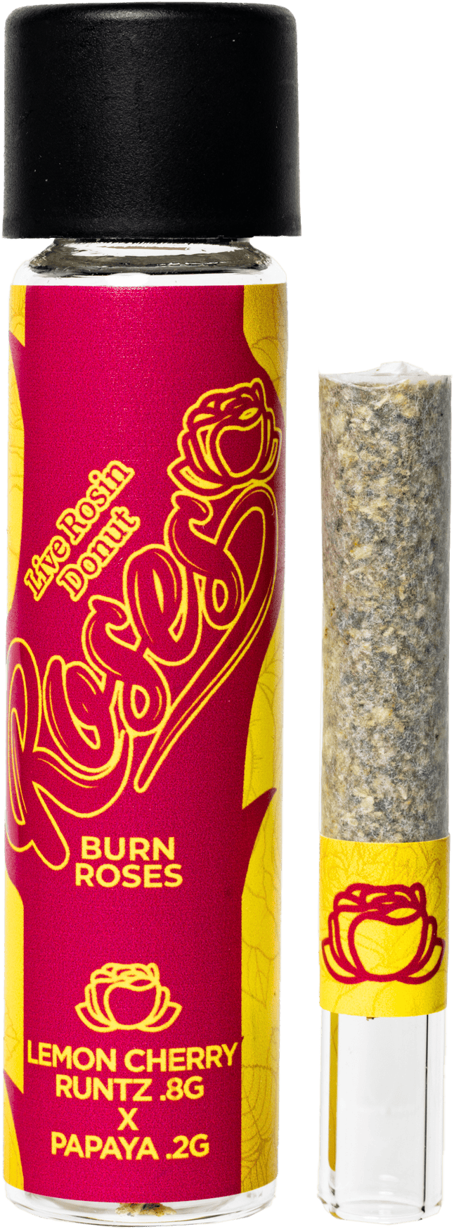 Lemon Cherry Runtz x Papaya | Live Rosin Donut Infused Joint | 1g