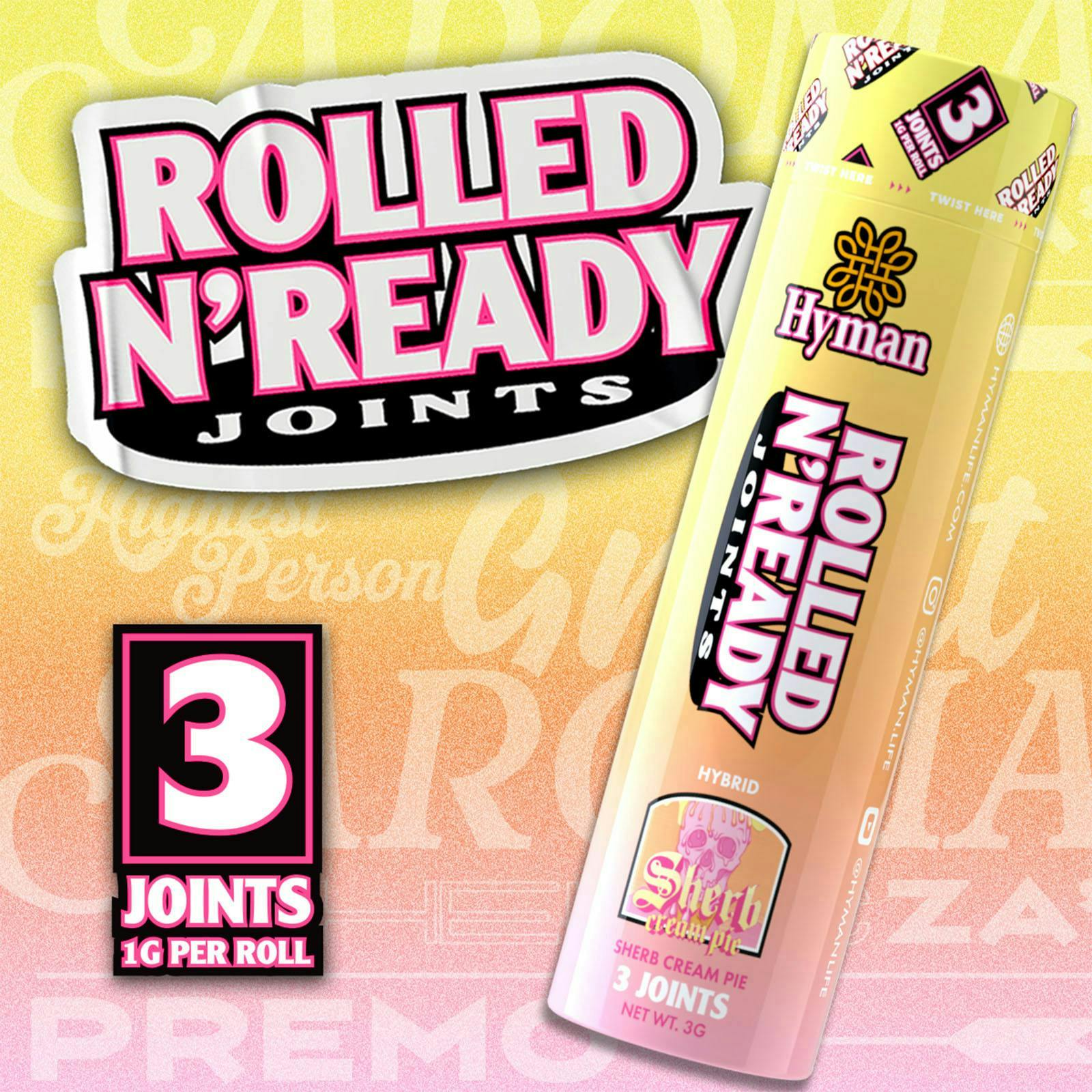 Sherb Cream Pie | Rolled Ready | HYMAN | REC