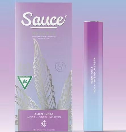 SAUCE | LIVE RESIN DISPOSABLE | 1G | ALIEN RUNTZ