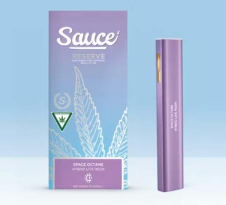 SAUCE | LIVE RESIN DISPOSABLE | 1G | SPACE OCTANE
