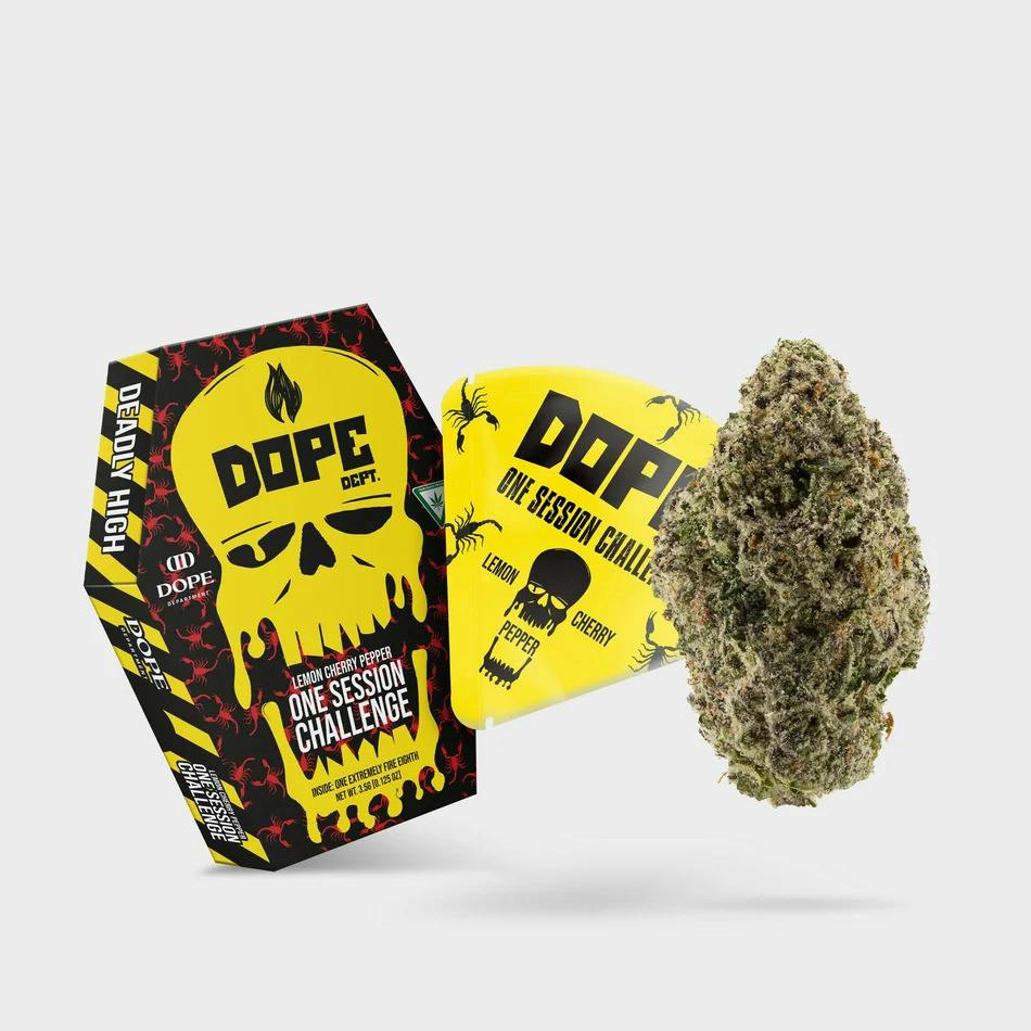 DOPE DEPT | PREPACK | 3.5G | ONE SESSION CHALLENGE | LEMON CHERRY PEPPER