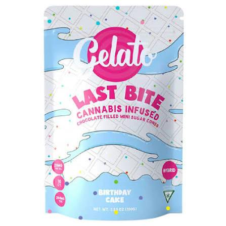Gelato | Birthday Cake | Cones | 200mg | 10ct | 20mg each