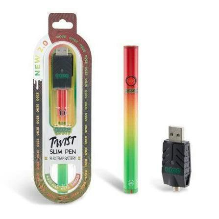 Twist Slim Pen Rasta | Batteries
