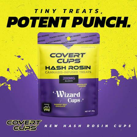COVERT CUPS | HASH ROSIN CUPS | 200MG | WIZARD