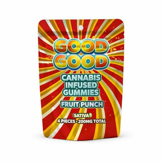 Good Good | Fruit Punch Gummies | 200mg | 4pk | 50mg/ea
