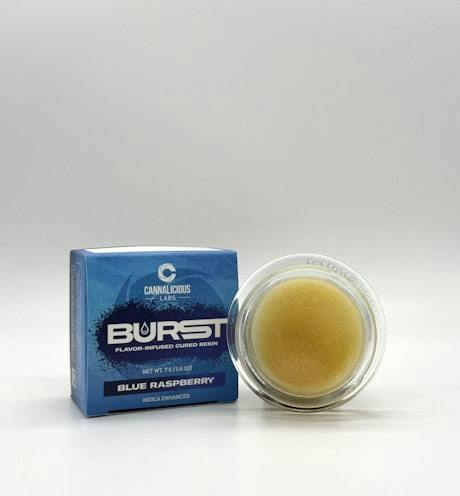 CANNALICIOUS | BURSTS | CURED RESIN | 2G | BLUE RASPBERRY