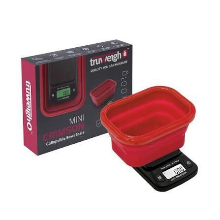 TRUWEIGH | SILICONE BOWL SCALE | MINI CRIMSON