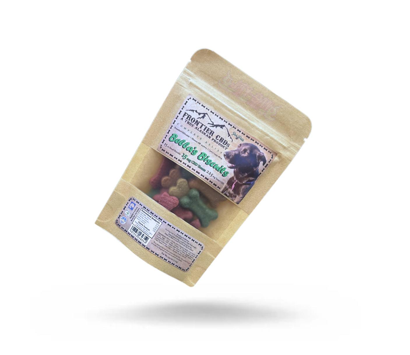 225mg Bella's Biscuits CBD Pet Treats by FRONTIER CBDS