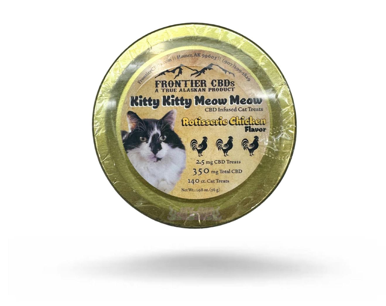 350mg CBD Cat Treats | Rotisserie Chicken by FRONTIER CBDS