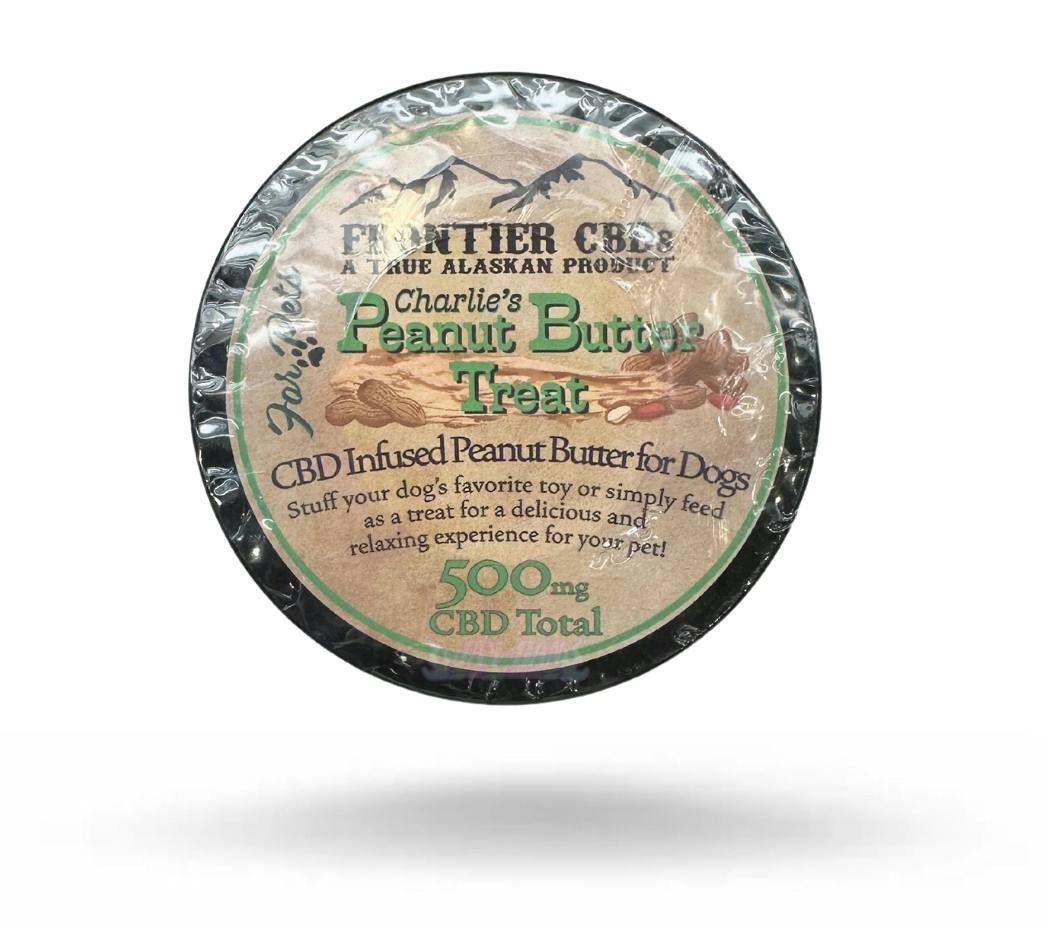 500mg CBD Charlie's Peanut Butter Treat for Pets by FRONTIER CBDS