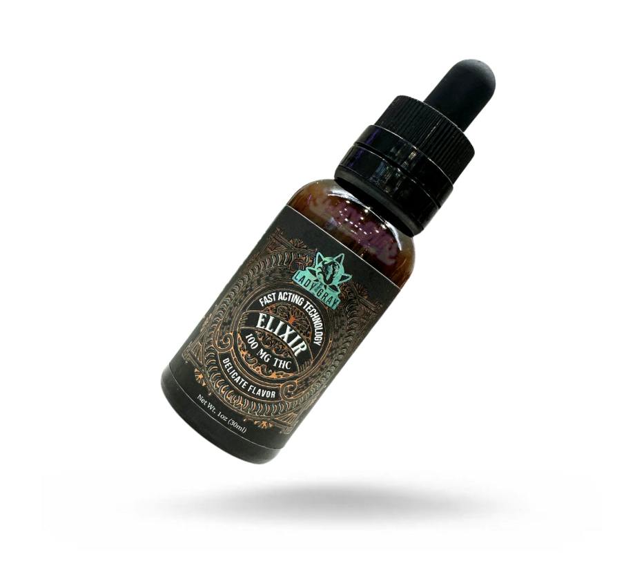 100mg Fast Acting Full Spectrum Elixir by LADY GRAY GOURMET MEDIBLES