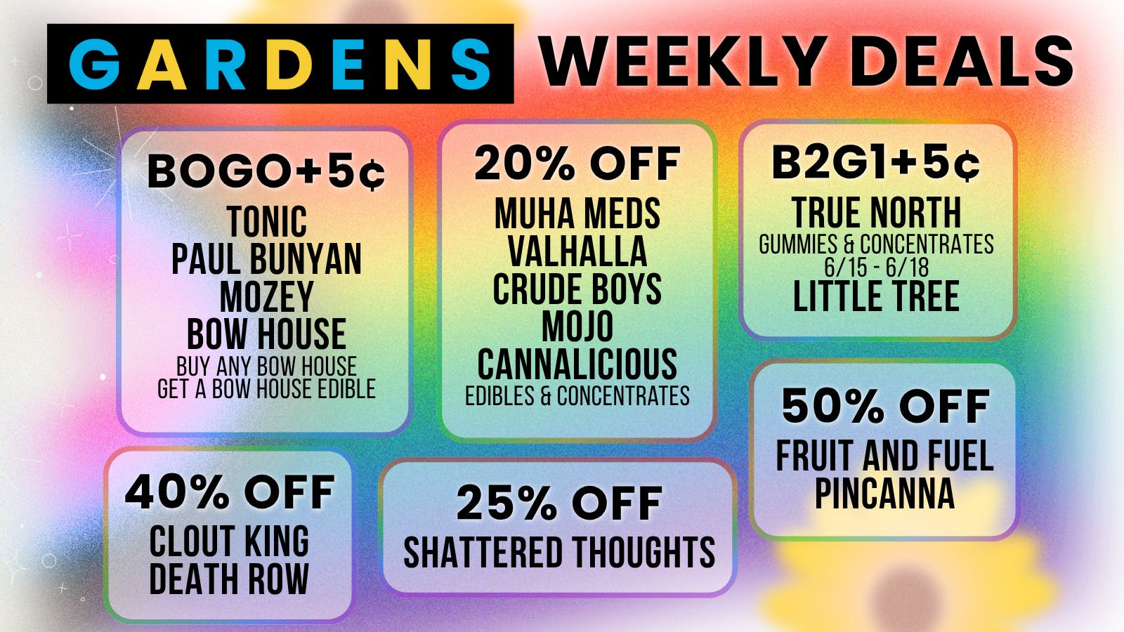 Weekly Deals 6/11 - 6/18 at CannaBay | Weedmaps