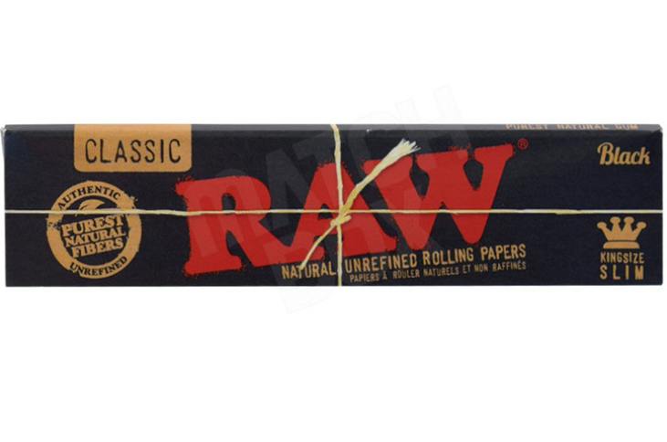 Raw King Size Slim Papers Black