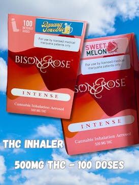 BISON ROSE - INTENSE MDI [THC ONLY] - 500MG - Sweet Melon