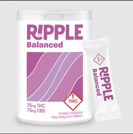 Ripple | 100mg THC/100mg CBD Quick Dissolve Powder - Balanced