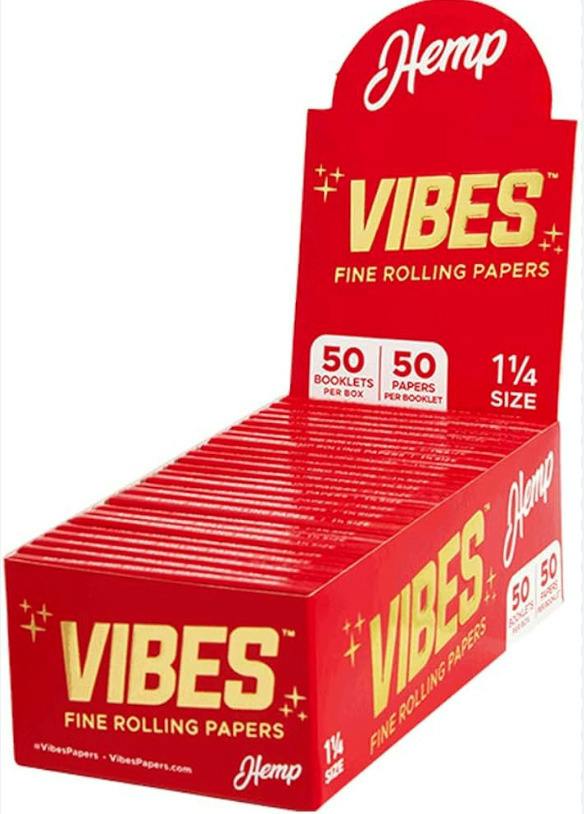 Vibes Hemp Rolling (Papers Red)